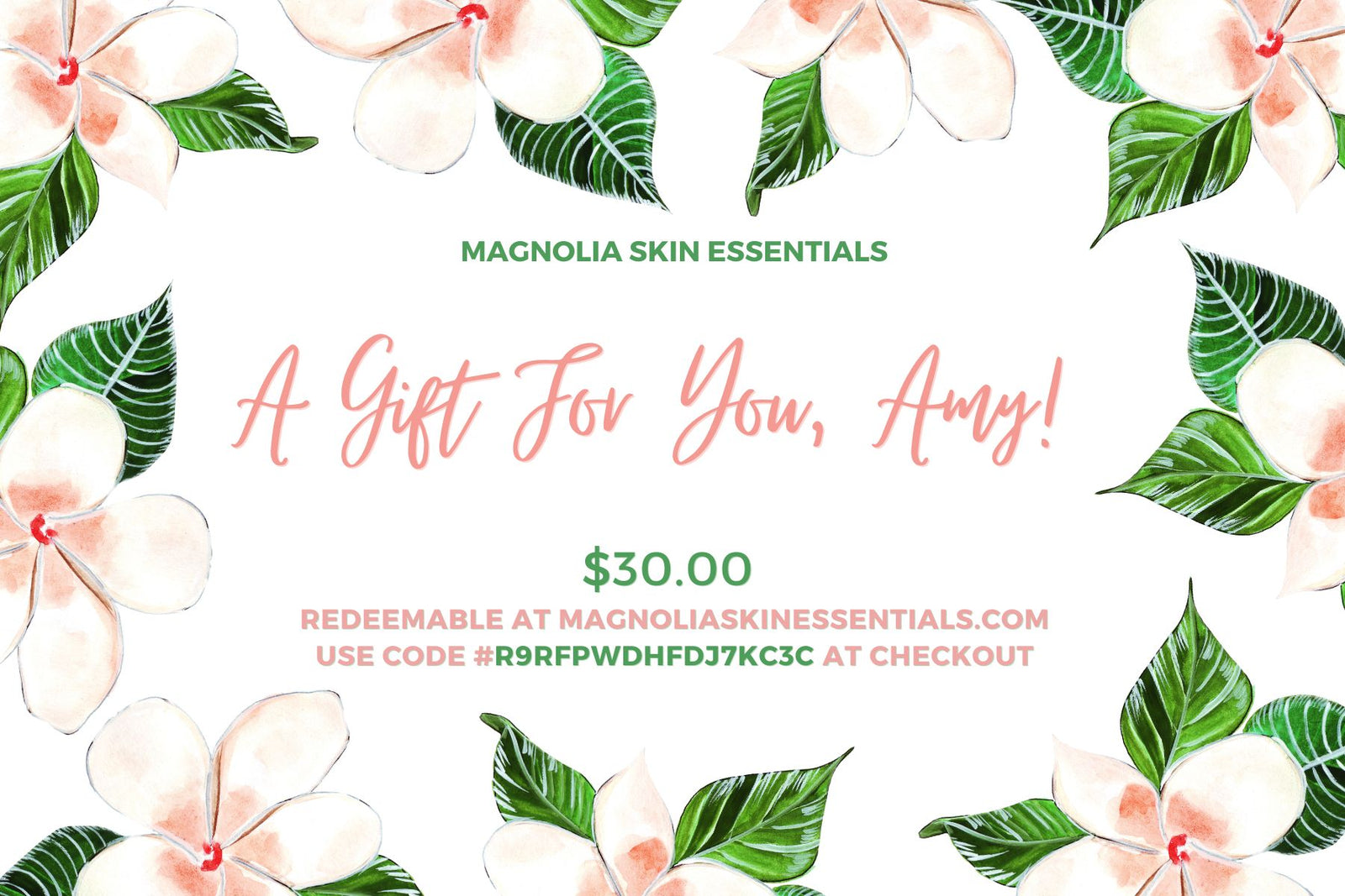 $30 Gift Card