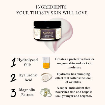 Magnolia Silk Hydraluxe Crème - Nourishing, Smoothing, Fortifying