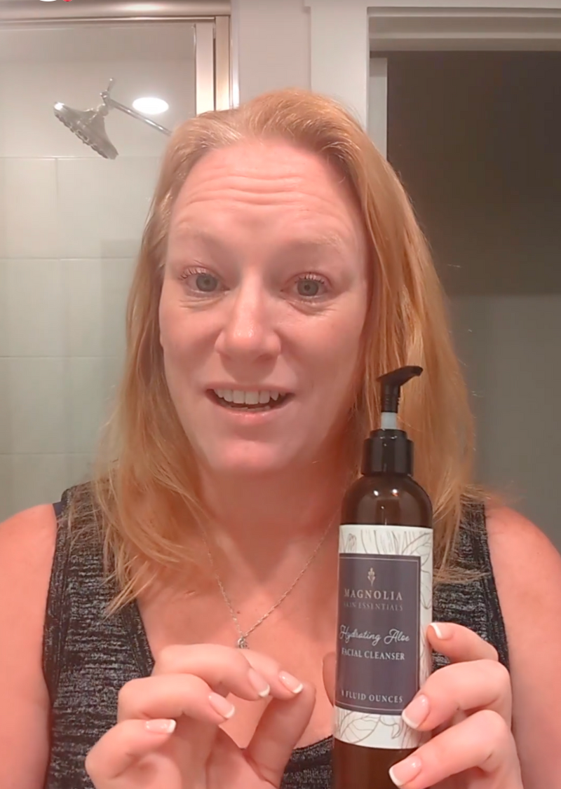 Hydrating Aloe Facial Cleanser - Gentle, No Stripping Or Stinging